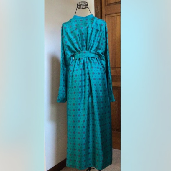 Escada Silk Foulard Print Dress,Size 38,New $1595. - Picture 5 of 11